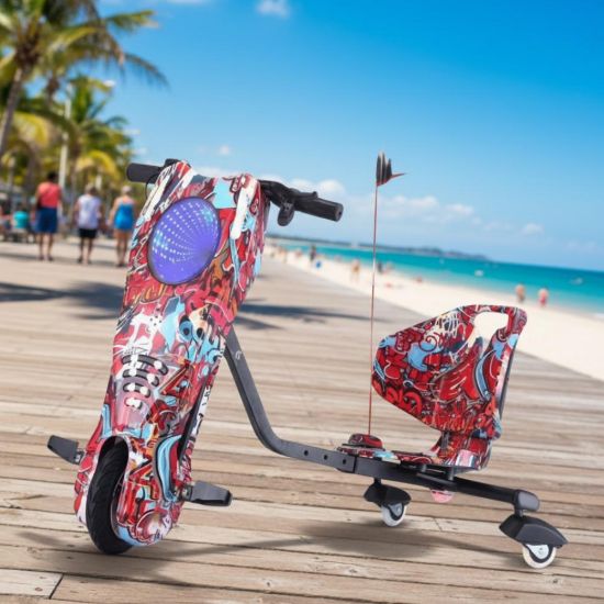 صورة سكوتر درفت 350W مع إضاءة LED ملونة - قيادتك بألوان جديدة